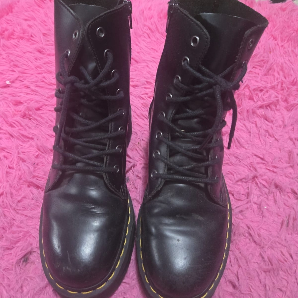 Doc Martin Women's Black Lace-Up Boots